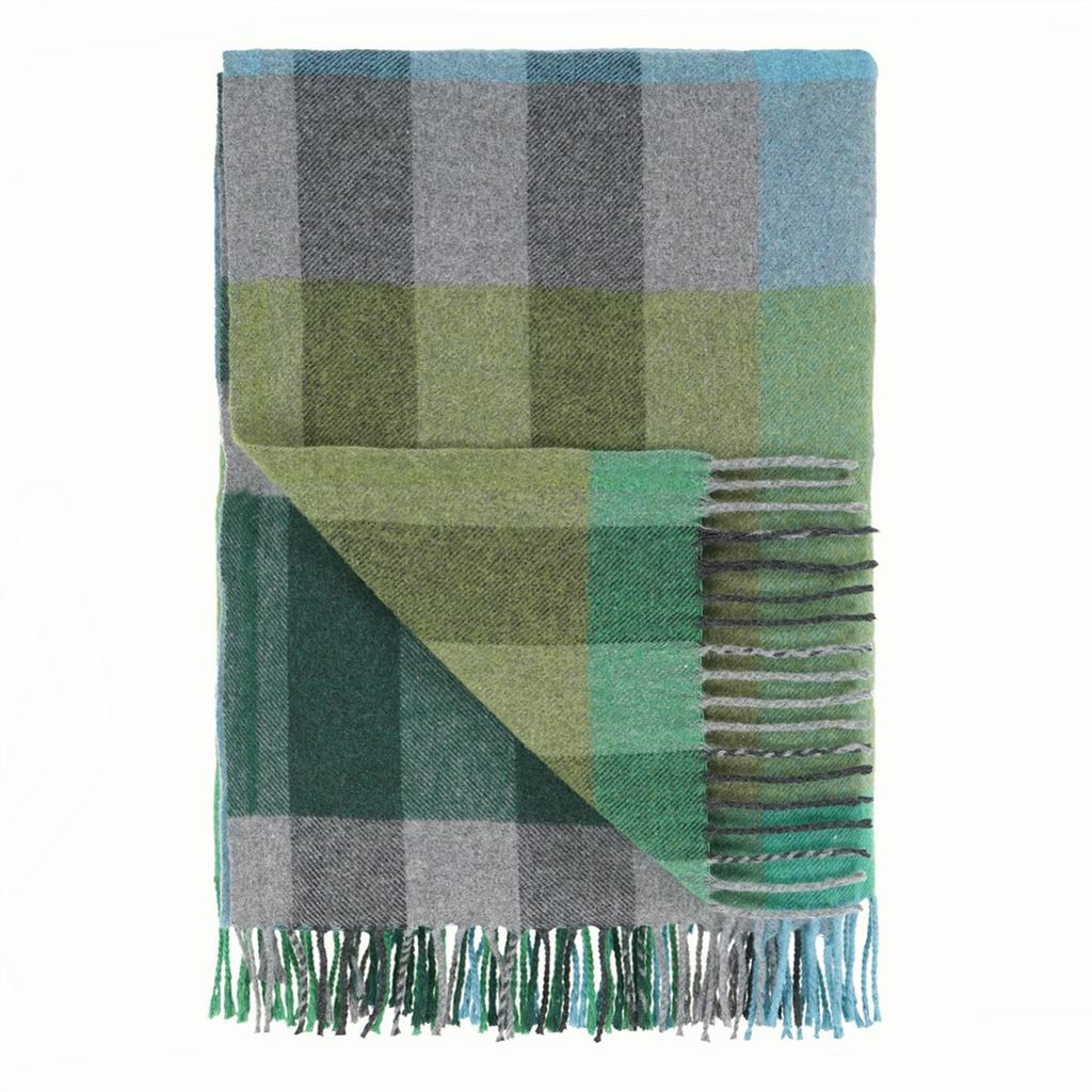 Blankets & Plaids | Blanket Bampton Emerald Blankets & Plaids Blankets & Plaids