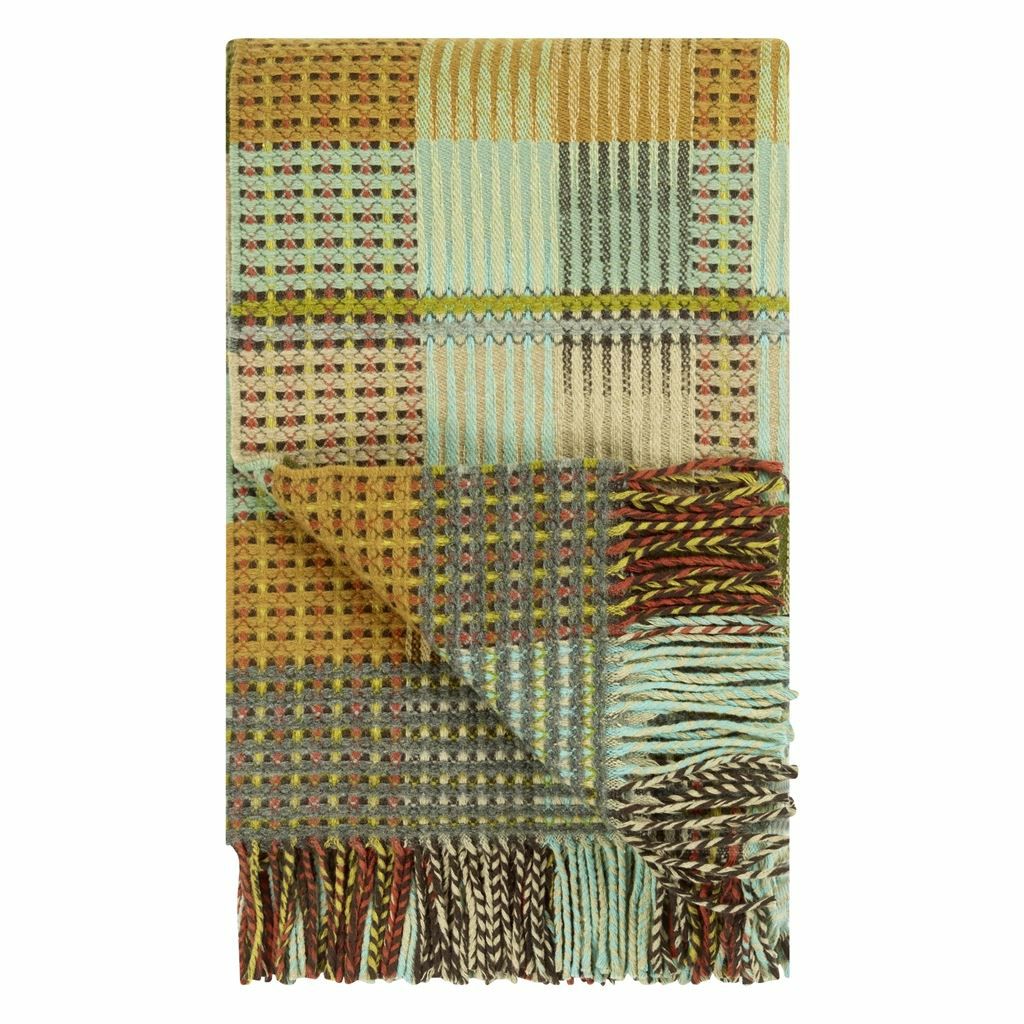 Blankets & Plaids | Blanket Tasara Ochre Woven Blankets & Plaids Blankets & Plaids