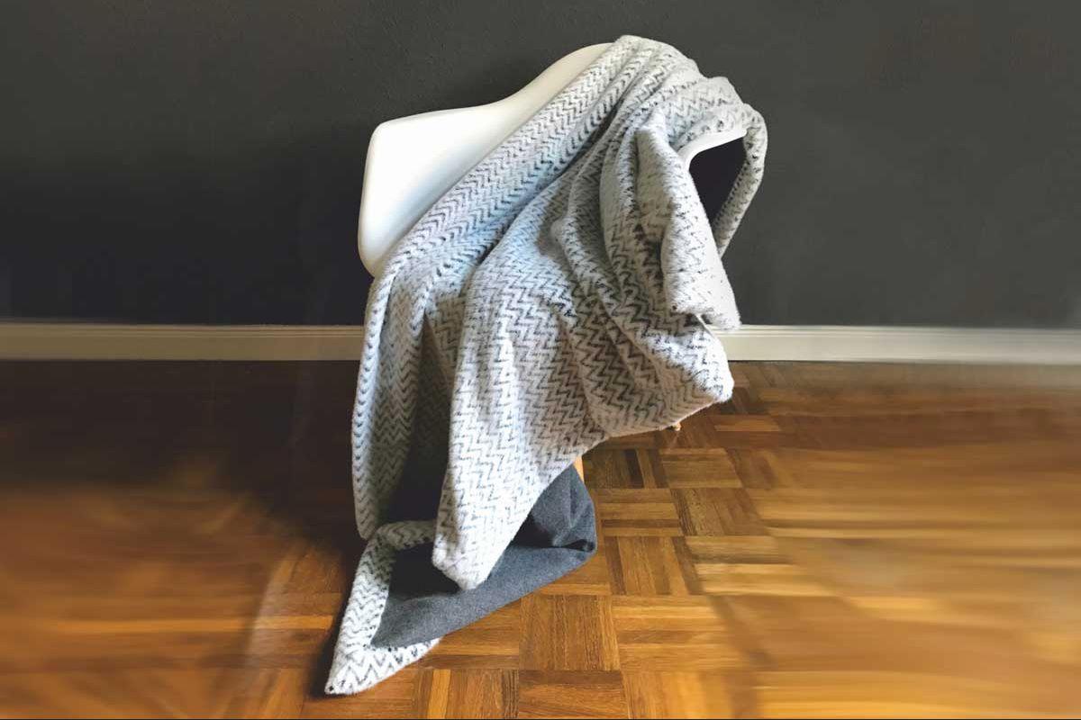 Blankets & Plaids | Carma Plaid “Zigzag” Gray-White Blankets & Plaids Blankets & Plaids