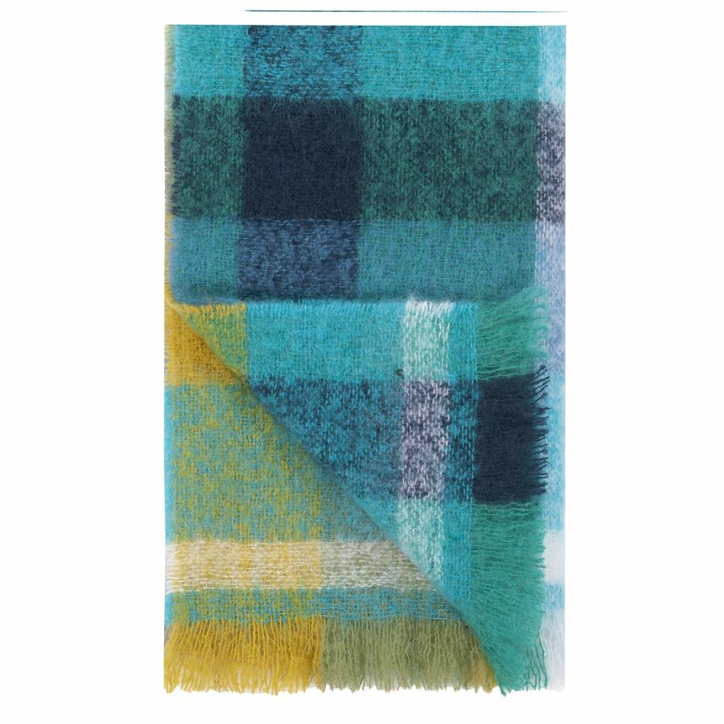 Blankets & Plaids | Mohair Wool Blanket Fontaine Cobalt Blankets & Plaids Blankets & Plaids