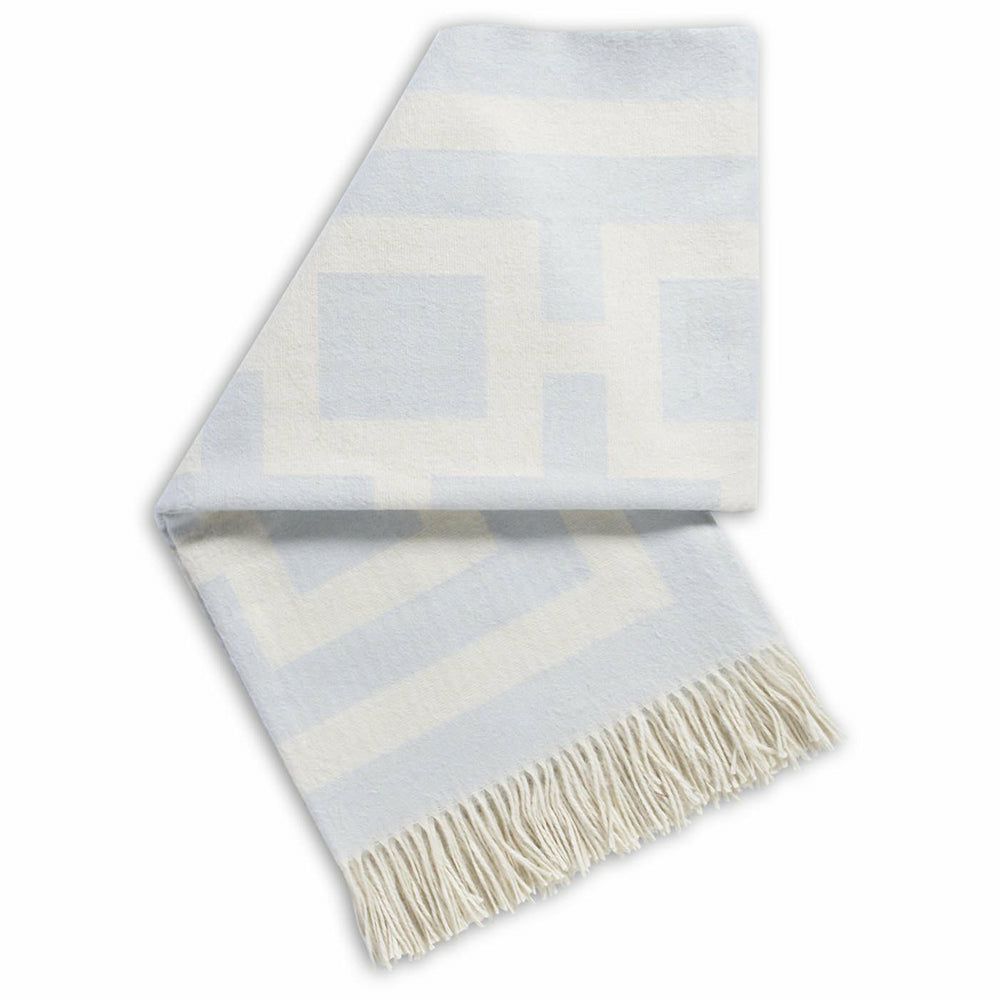 Blankets & Plaids | Nixon Alpaca Wool Throw Light Blue Blankets & Plaids Blankets & Plaids