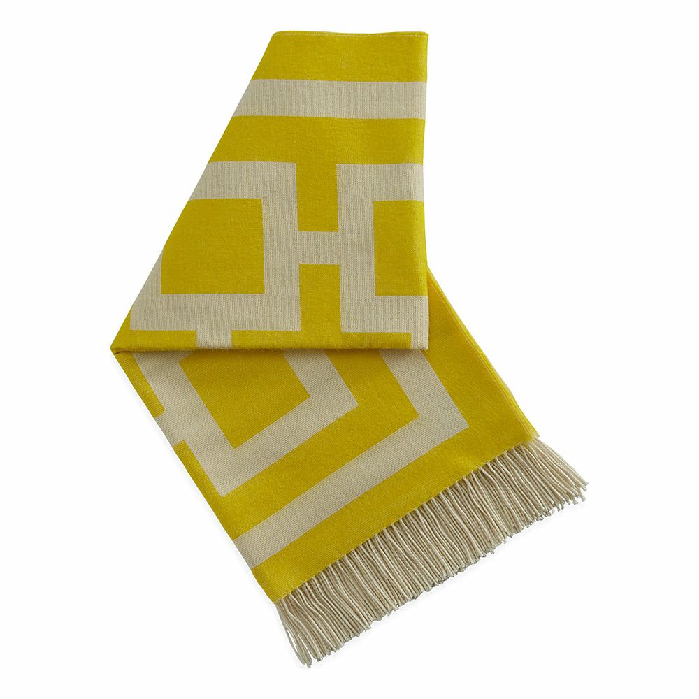 Blankets & Plaids | Throw Nixon Alpaca Wool Yellow Blankets & Plaids Blankets & Plaids