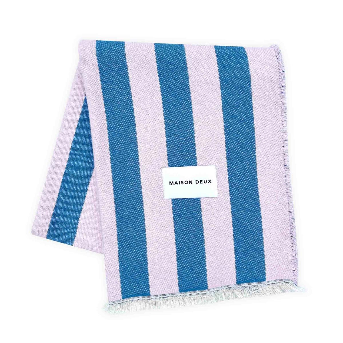 Blankets & Plaids | Wool Blanket Candy Wrap, Pink-Blue Blankets & Plaids Blankets & Plaids