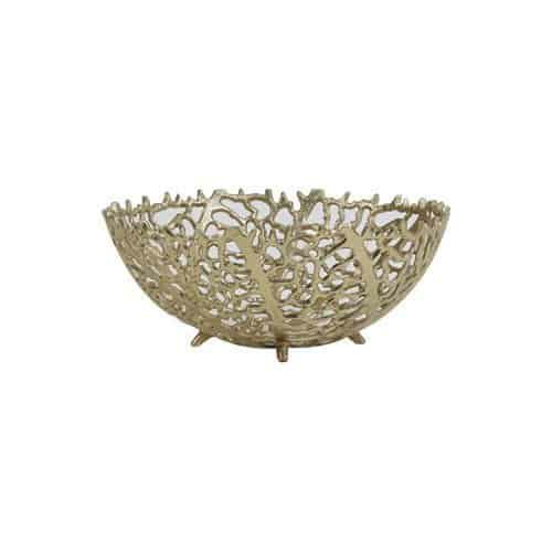 Cake stands & decorative bowls | Bowl Galaxa Antique Gold Ø25.5X11 Cm Cake stands & decorative bowls Cake stands & decorative bowls