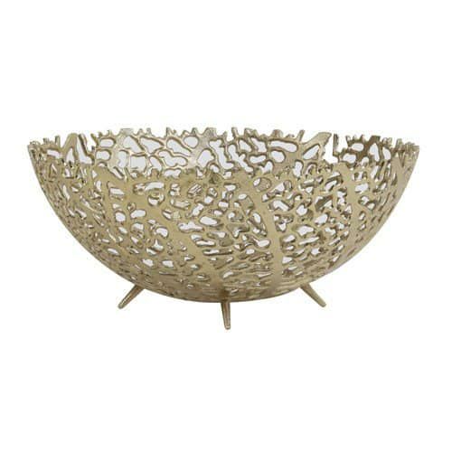 Cake stands & decorative bowls | Bowl Galaxa Antique Gold Ø35.5X14 Cm Cake stands & decorative bowls Cake stands & decorative bowls