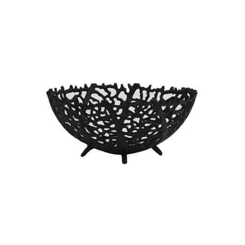 Cake stands & decorative bowls | Bowl Galaxa Black Matt Ø25.5X11 Cm Cake stands & decorative bowls Cake stands & decorative bowls