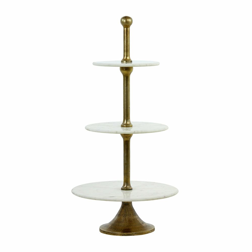 Cake stands & decorative bowls | Cake Stand Vermentino Marble In White Ø51X100 Cm Cake stands & decorative bowls Cake stands & decorative bowls