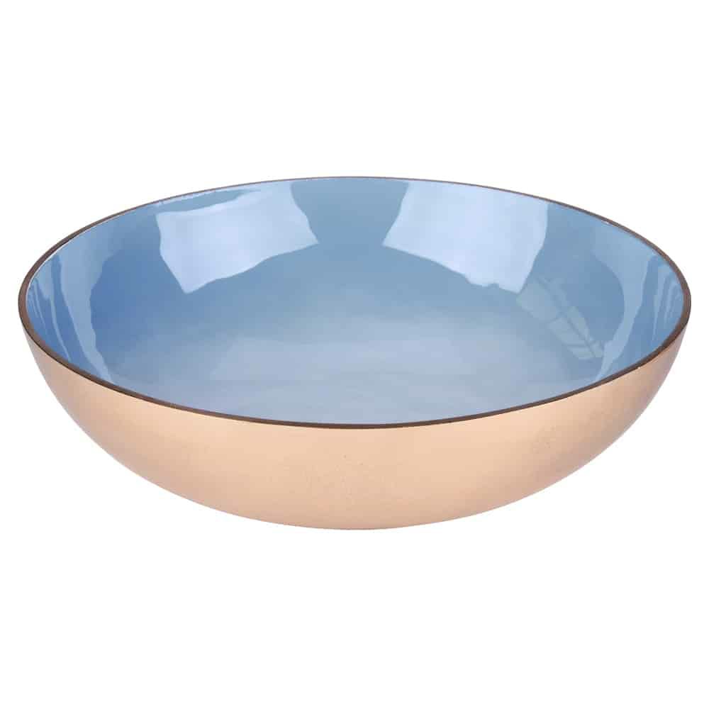 Cake stands & decorative bowls | Decorative Bowl Fade Silver-Blue Ø29.5X8.5Cm Cake stands & decorative bowls Cake stands & decorative bowls