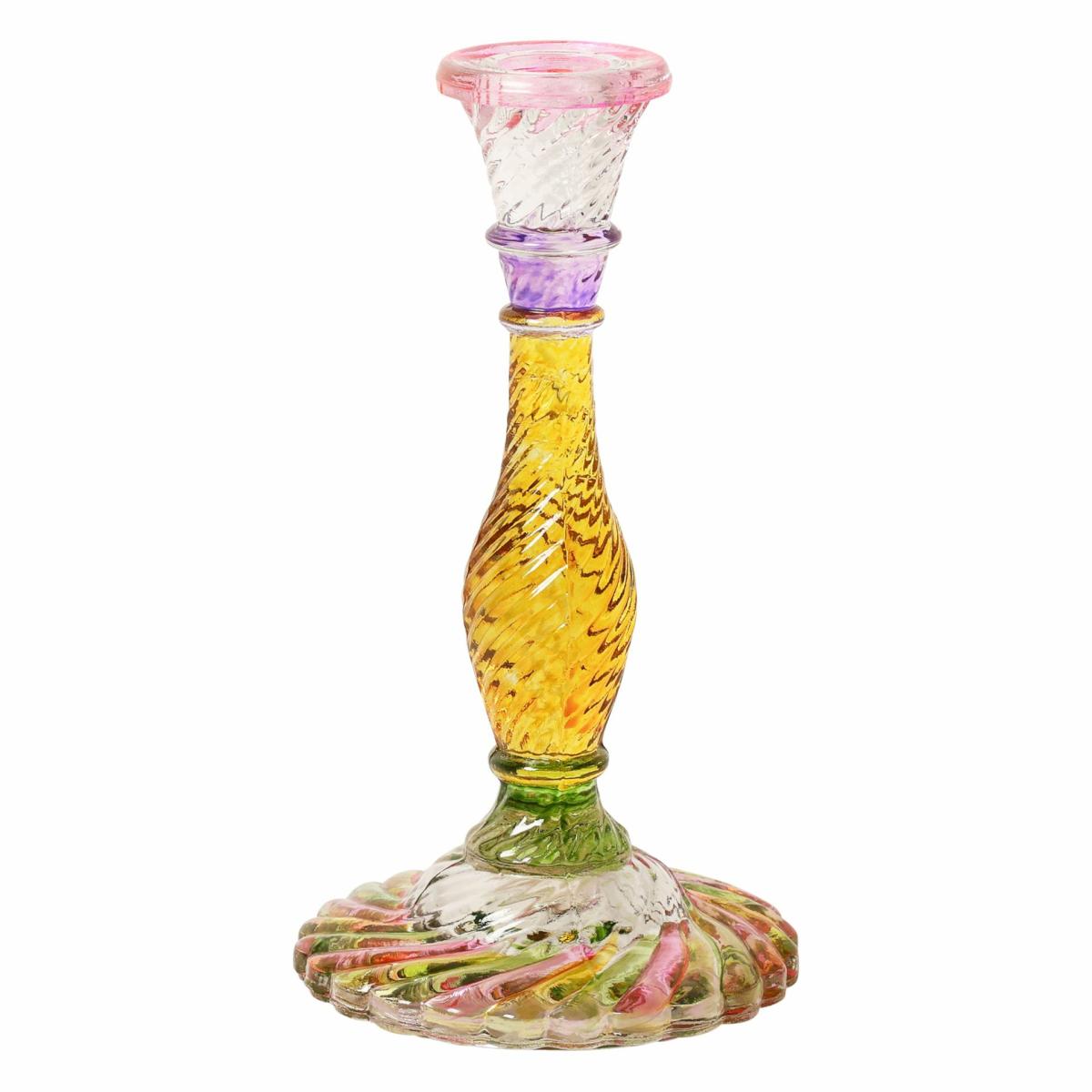 Candlesticks & candle holders | Arctic Aura Glass Candle Holder, 23Cm, Multicolored Candlesticks & candle holders Candlesticks & candle holders