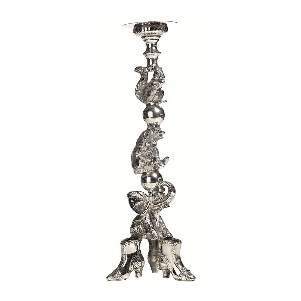 Candlesticks & candle holders | Candle Holder Animal Silver H56 Cm Candlesticks & candle holders Candlesticks & candle holders