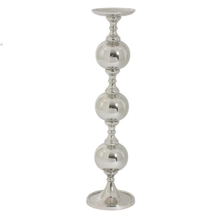 Candlesticks & candle holders | Candlestick Lovik, Silver Ø17X68 Cm Candlesticks & candle holders Candlesticks & candle holders