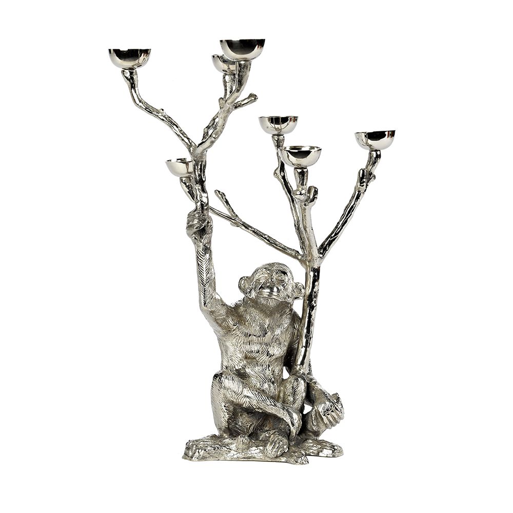 Candlesticks & candle holders | Candlestick Monkey Silver Candlesticks & candle holders Candlesticks & candle holders