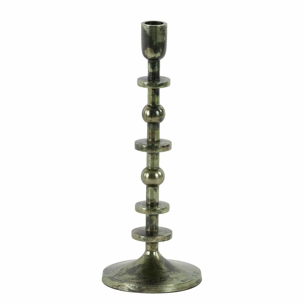 Candlesticks & candle holders | Candlestick Yaira Nickel Antique Green Candlesticks & candle holders Candlesticks & candle holders