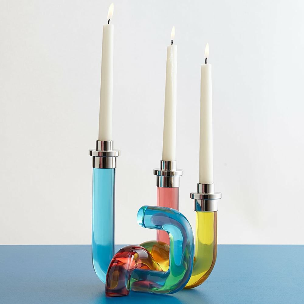 Candlesticks & candle holders | Pompidou Candlestick Multicolored By Jonathan Adler Candlesticks & candle holders Candlesticks & candle holders