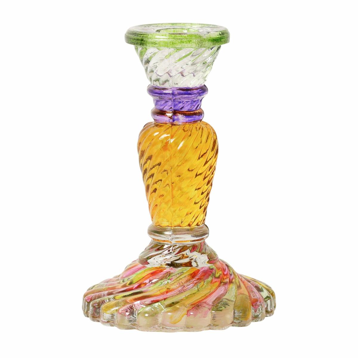 Candlesticks & candle holders | Prisma Candle Holder Made Of Glass, 16 Cm, Multi-Colored Candlesticks & candle holders Candlesticks & candle holders