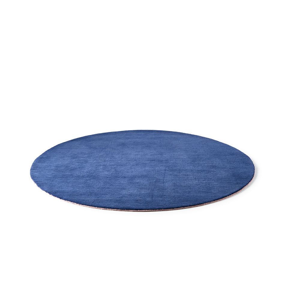 Carpets & Furs | Carpet Outline Rug Round Blue Ø200 Cm Carpets & Furs Carpets & Furs