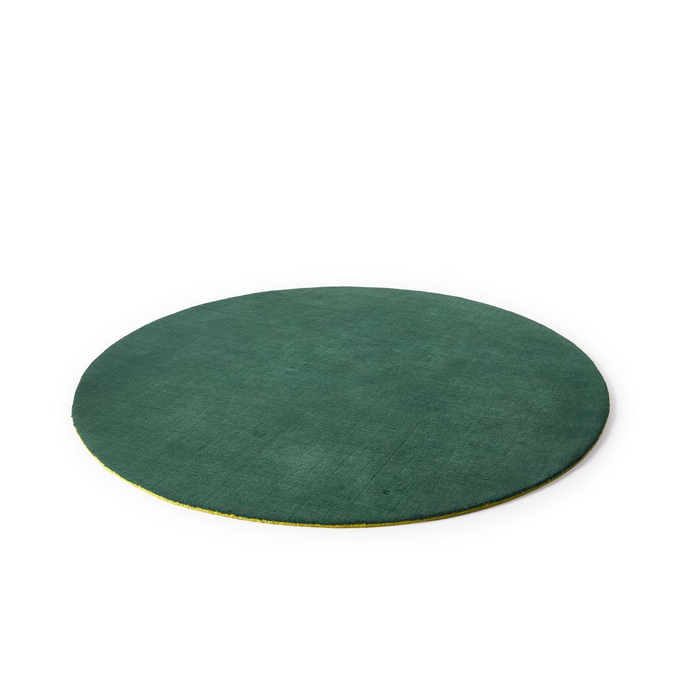 Carpets & Furs | Carpet Outline Rug Round Green Ø200 Cm Carpets & Furs Carpets & Furs