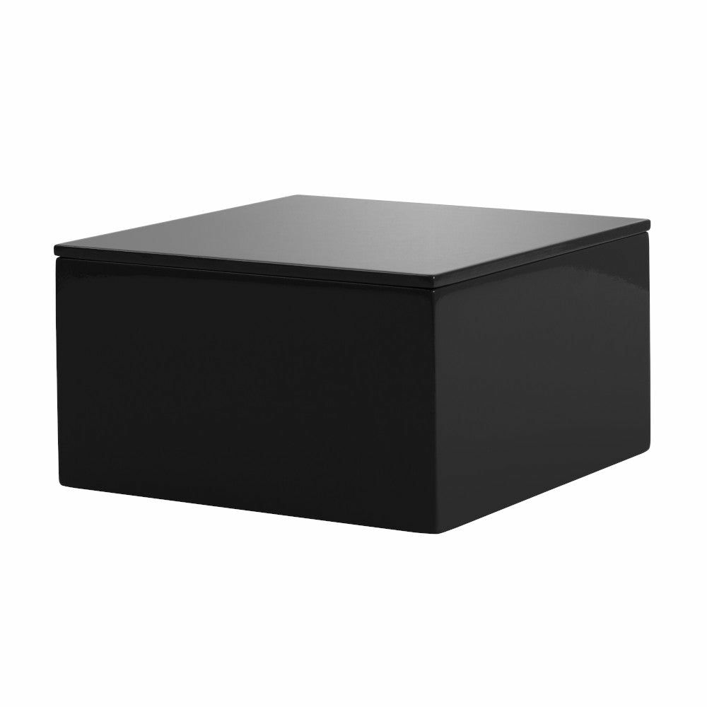 Ceramic jars & storage jars | Box Spa M 19X19X10.5Cm Black Ceramic jars & storage jars Ceramic jars & storage jars