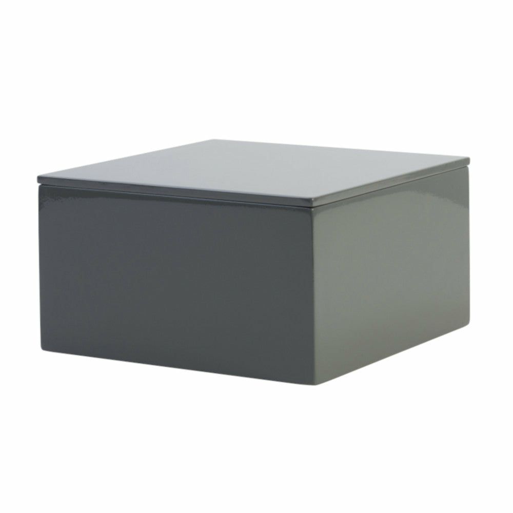 Ceramic jars & storage jars | Box Spa M 19X19X10.5Cm Graphite Ceramic jars & storage jars Ceramic jars & storage jars