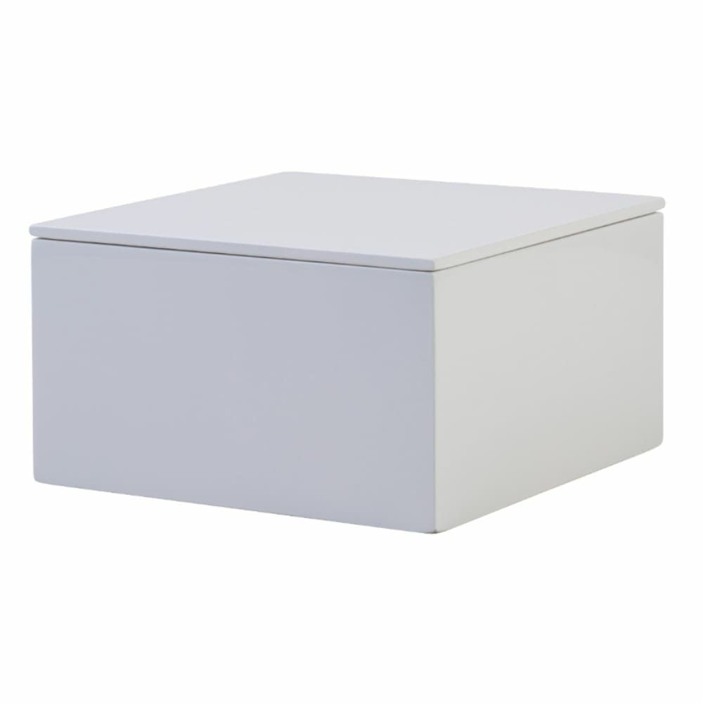 Ceramic jars & storage jars | Box Spa M 19X19X10.5Cm White Ceramic jars & storage jars Ceramic jars & storage jars