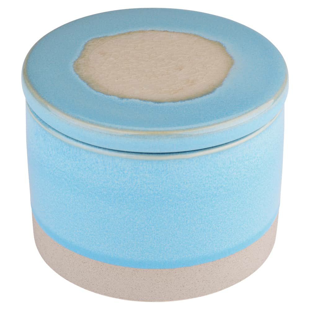 Ceramic jars & storage jars | Ceramic Jar Deauville Turquoise Ø12X9.5Cm Ceramic jars & storage jars Ceramic jars & storage jars