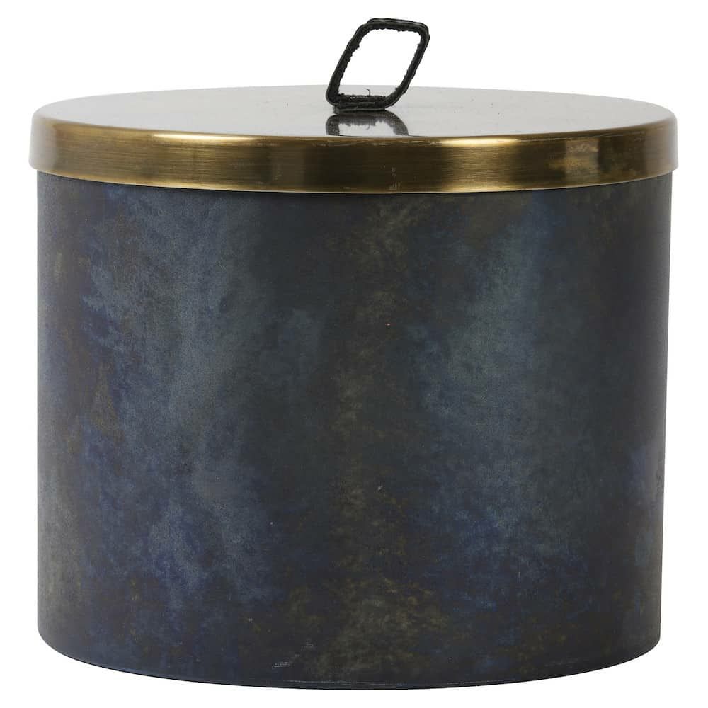 Ceramic jars & storage jars | Decorative Box Alegranzo Blue Ø19.5X16.5 Cm Ceramic jars & storage jars Ceramic jars & storage jars