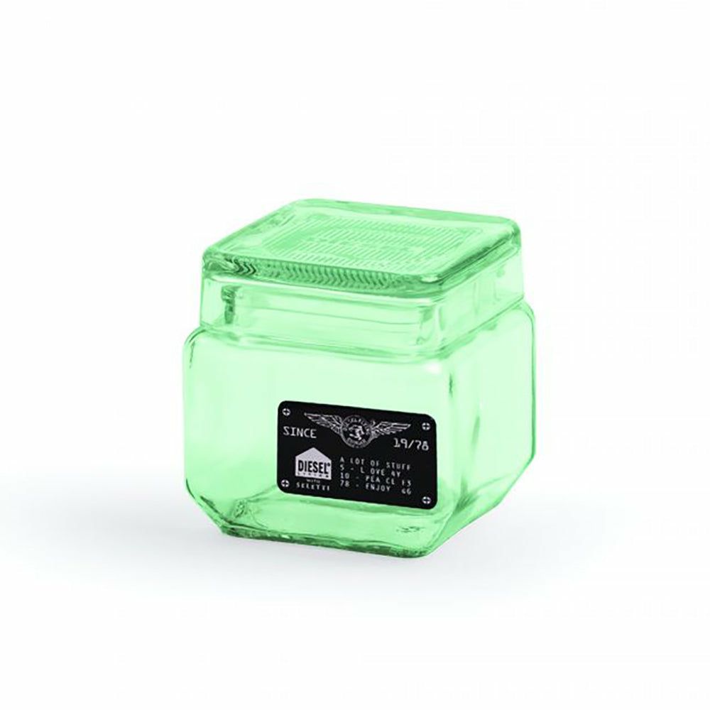 Ceramic jars & storage jars | Storage Jar Glass Green 11X11X11Cm Ceramic jars & storage jars Ceramic jars & storage jars