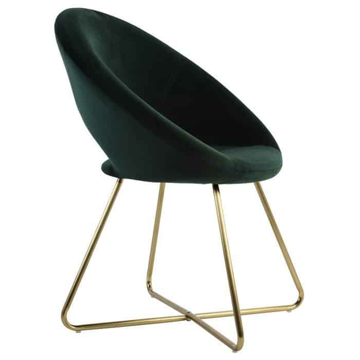 Chairs & Dining Chairs | Chair Charlie Velvet Green + Gold Chairs & Dining Chairs Chairs & Dining Chairs