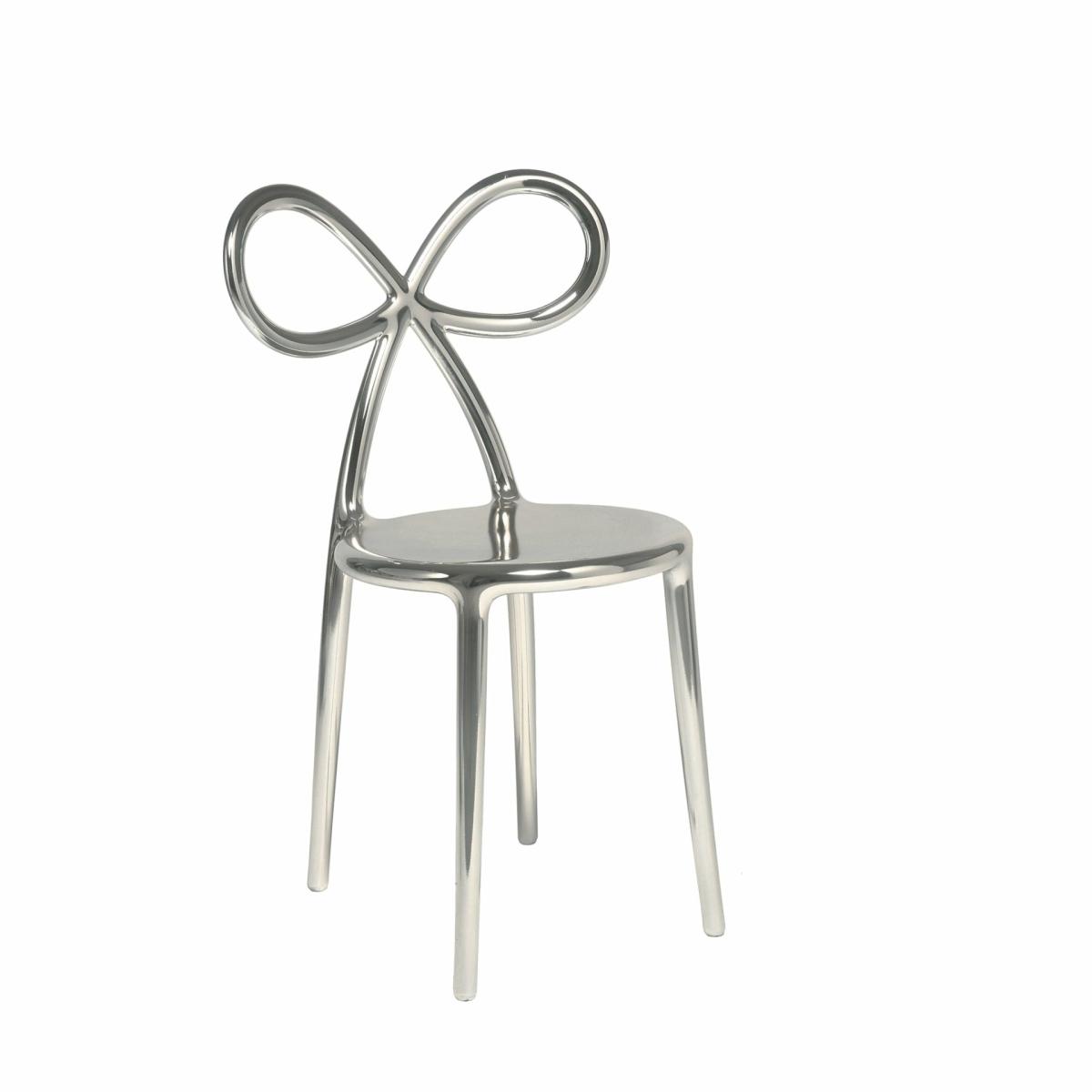 Chairs & Dining Chairs | Chair Ribbon Metal Finish In Silver Chairs & Dining Chairs Chairs & Dining Chairs