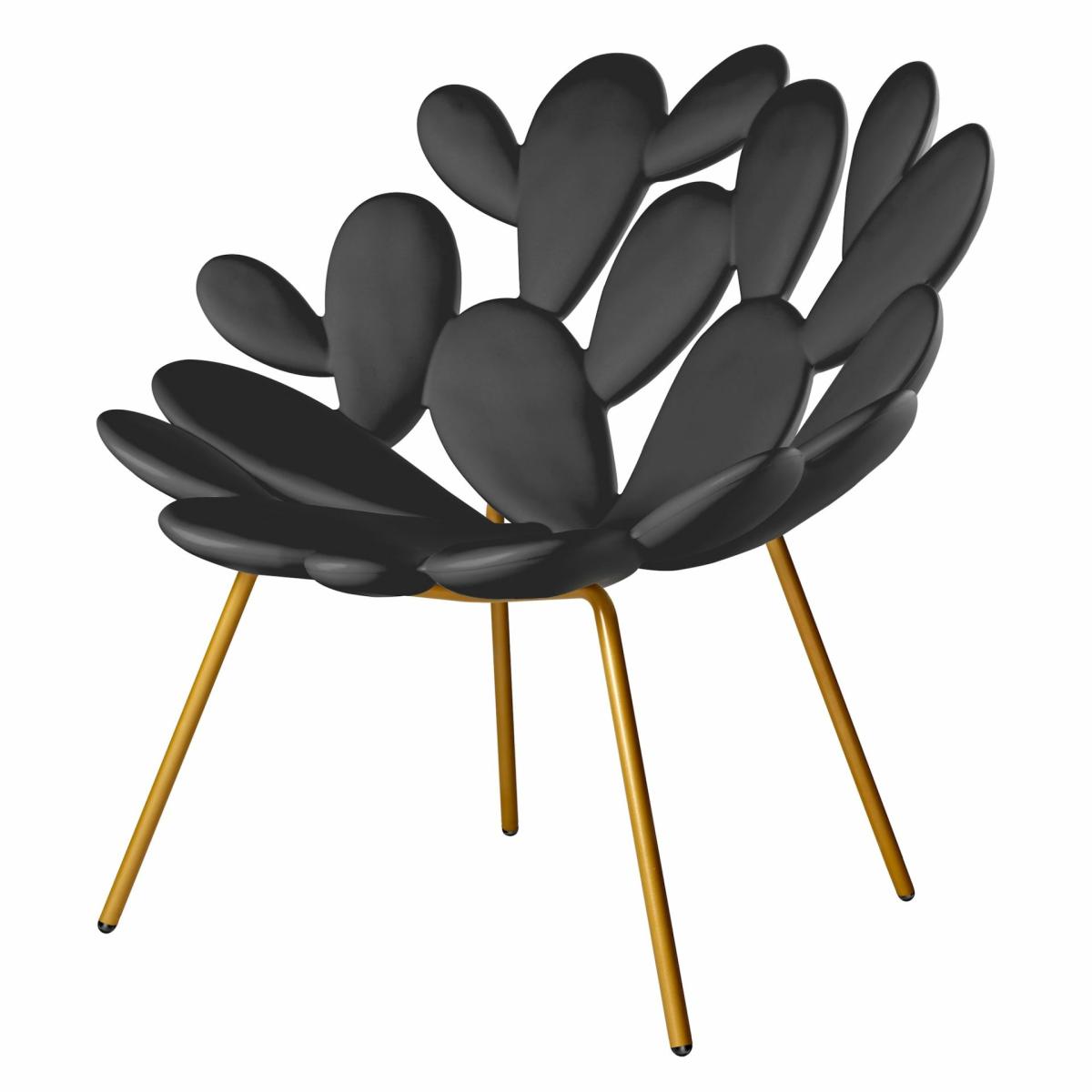 Chairs & Dining Chairs | Filicudi Armchair Black/Brass Chairs & Dining Chairs Chairs & Dining Chairs