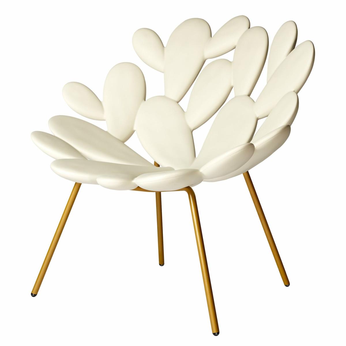 Chairs & Dining Chairs | Filicudi Armchair White/Brass Chairs & Dining Chairs Chairs & Dining Chairs