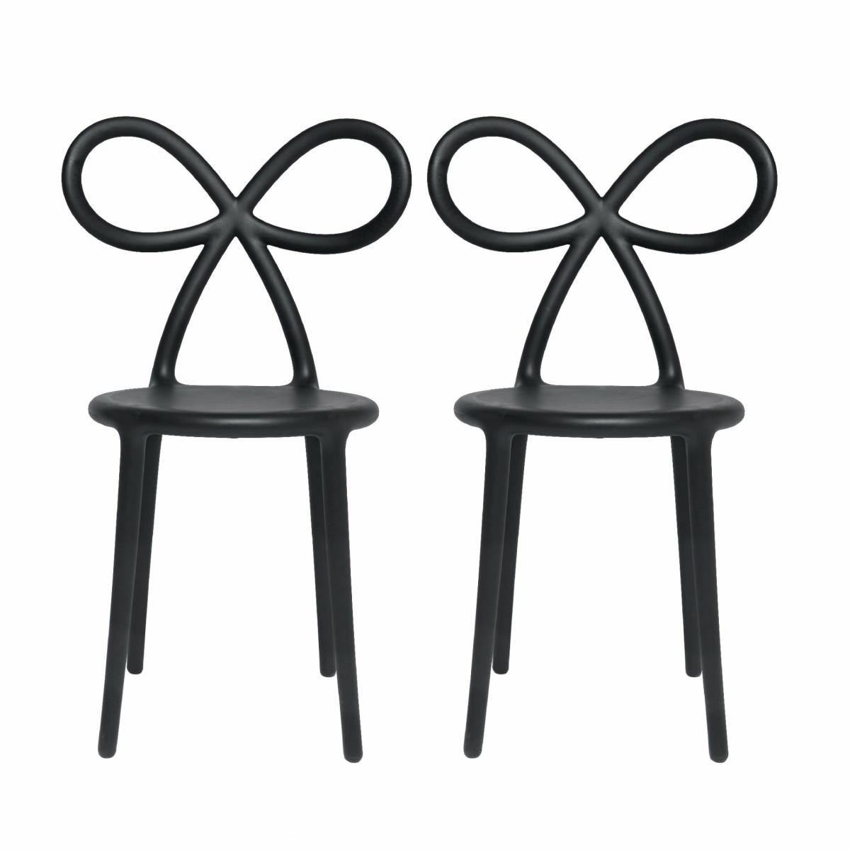 Chairs & Dining Chairs | Ribbon Chair In A Set Of 2 In Black Chairs & Dining Chairs Chairs & Dining Chairs