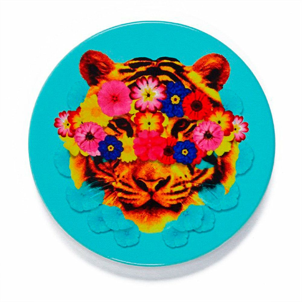 Coasters | Coaster ‘Masktiger’ Ø10Cm 4-Piece Set Coasters Coasters