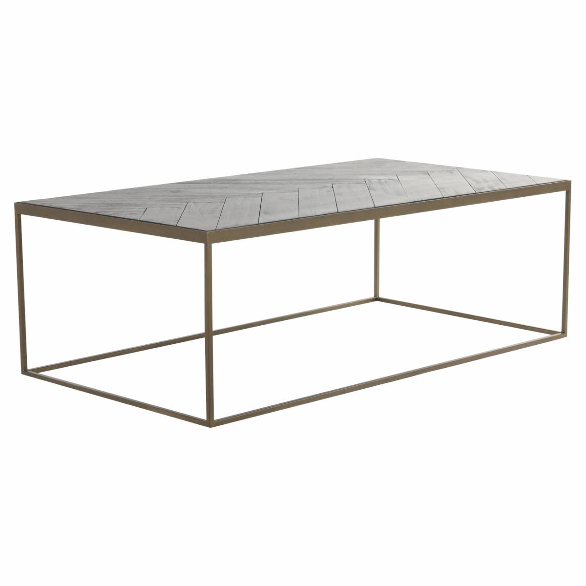 Coffee tables | Coffee Table Chisa, Mangho Wood, Black/Bronze 120X65X40 Cm Coffee tables Coffee tables