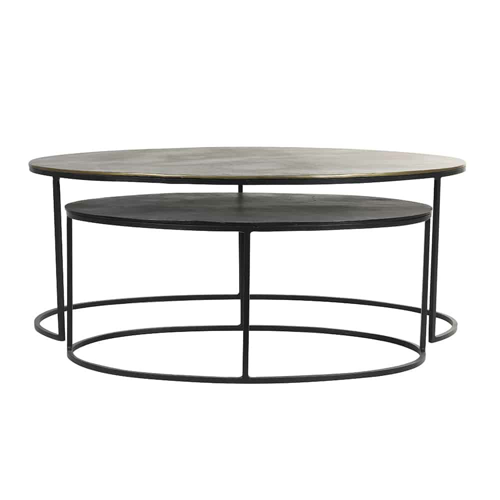 Coffee tables | Coffee Table Paxson – Oval Antique Bronze+Dun Coffee tables Coffee tables