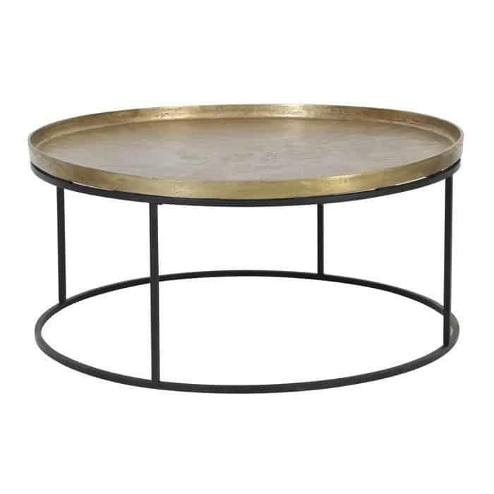 Coffee tables | Coffee Table Serena Raw Antique Bronze + Matt Black Coffee tables Coffee tables