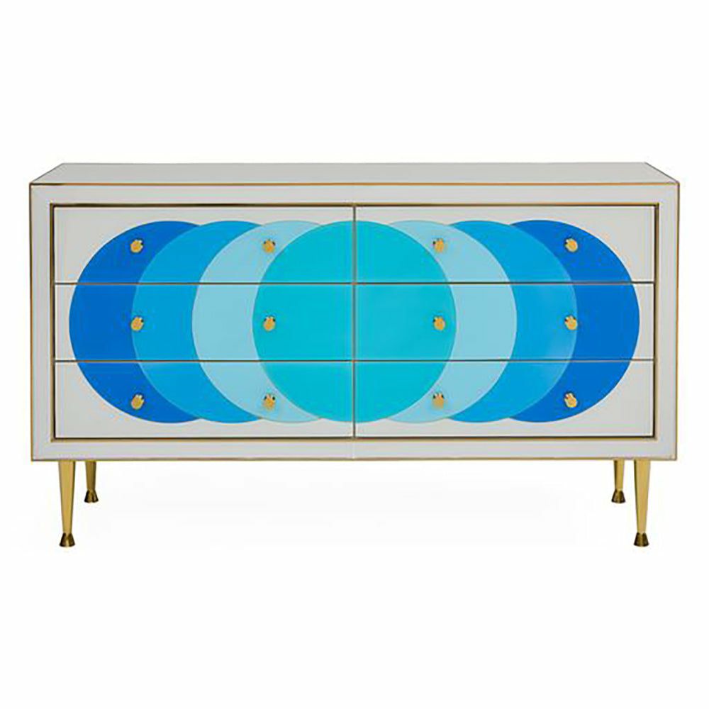 Console tables & dressers | Chest Of Drawers Ultramarine Credenza Blue, Gold Console tables & dressers Console tables & dressers