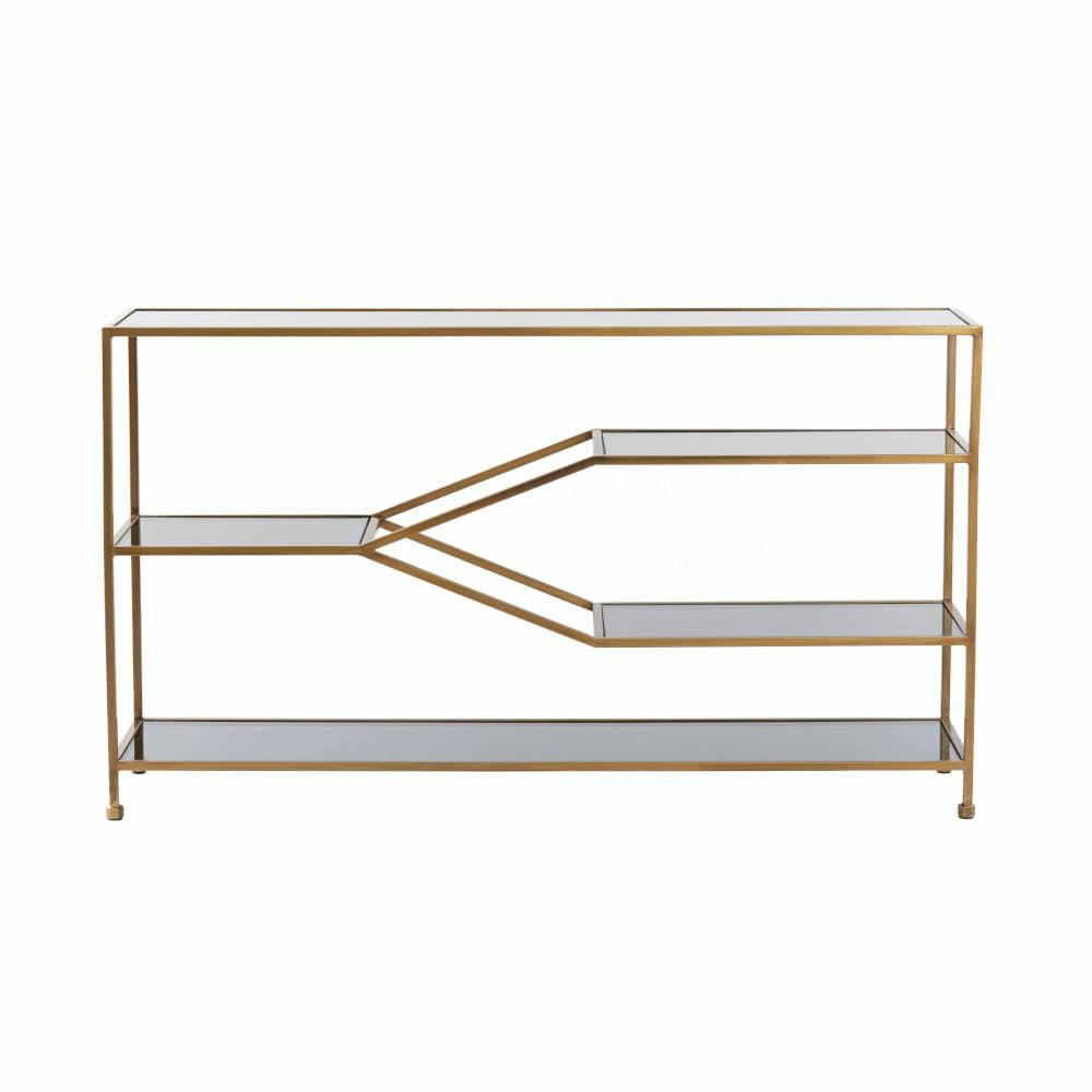 Console tables & dressers | Console Table Aino Antique Bronze And Smoked Glass Console tables & dressers Console tables & dressers