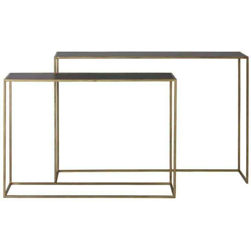 Console tables & dressers | Console Table Boca Wash Gold Matt Black Console tables & dressers Console tables & dressers