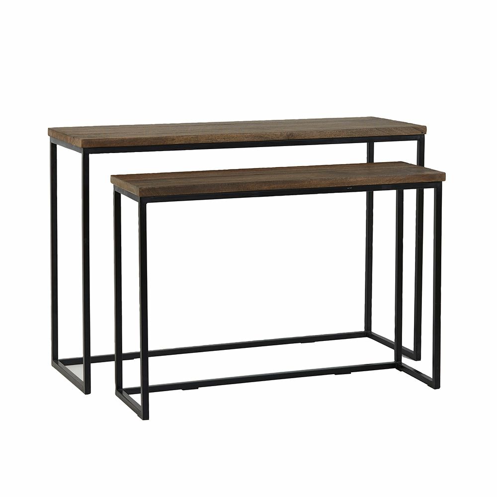 Console tables & dressers | Console Table Bryson Wood Brown – Black Console tables & dressers Console tables & dressers