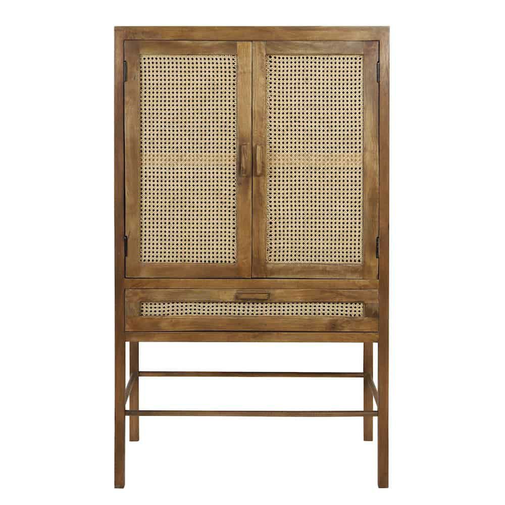 Console tables & dressers | Highboard Nipas Light Rattan Weave – 90X45X160Cm Console tables & dressers Console tables & dressers