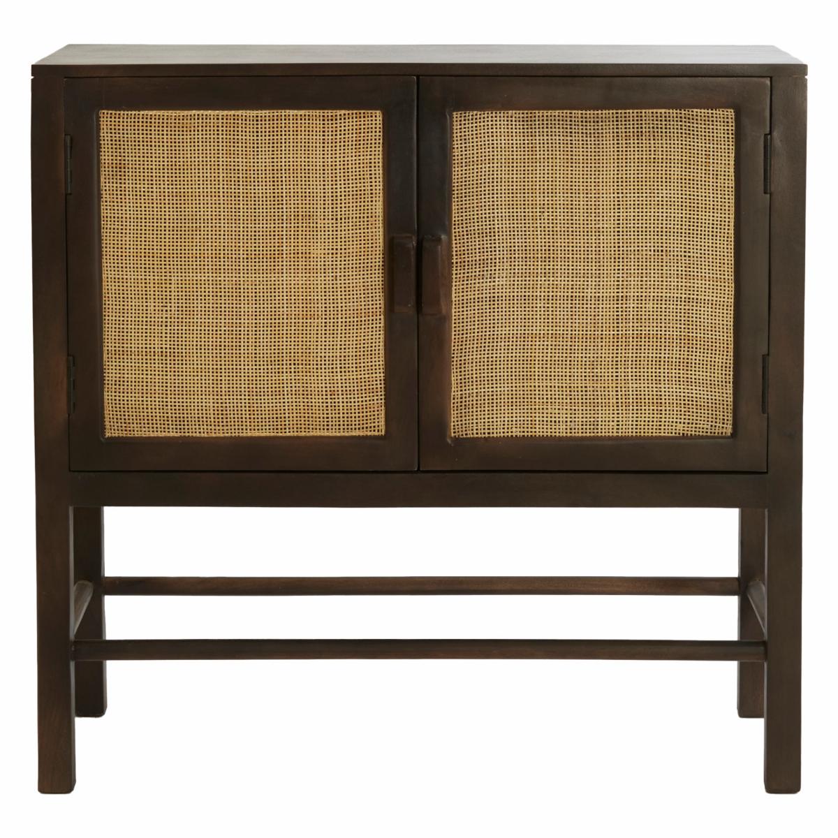 Console tables & dressers | Nipos Chest Of Drawers Mango Wood + Rattan Weave In Brown Console tables & dressers Console tables & dressers