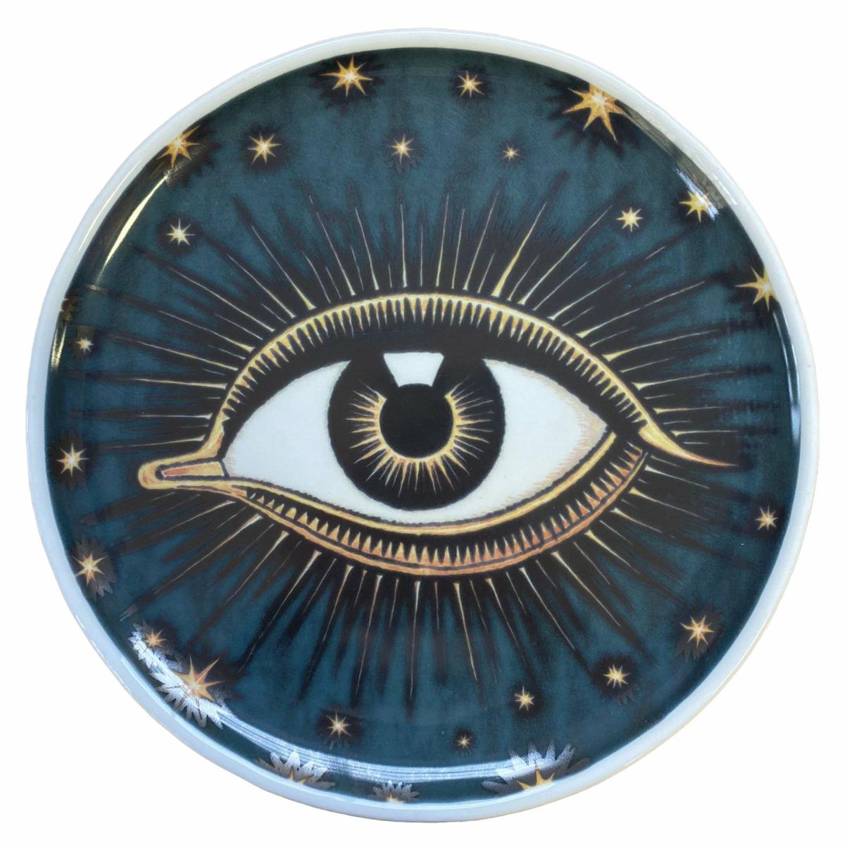 Dishes & glasses | Murano Glass Plate Eyes, Dark Green Ø28Cm Dishes & glasses Dishes & glasses