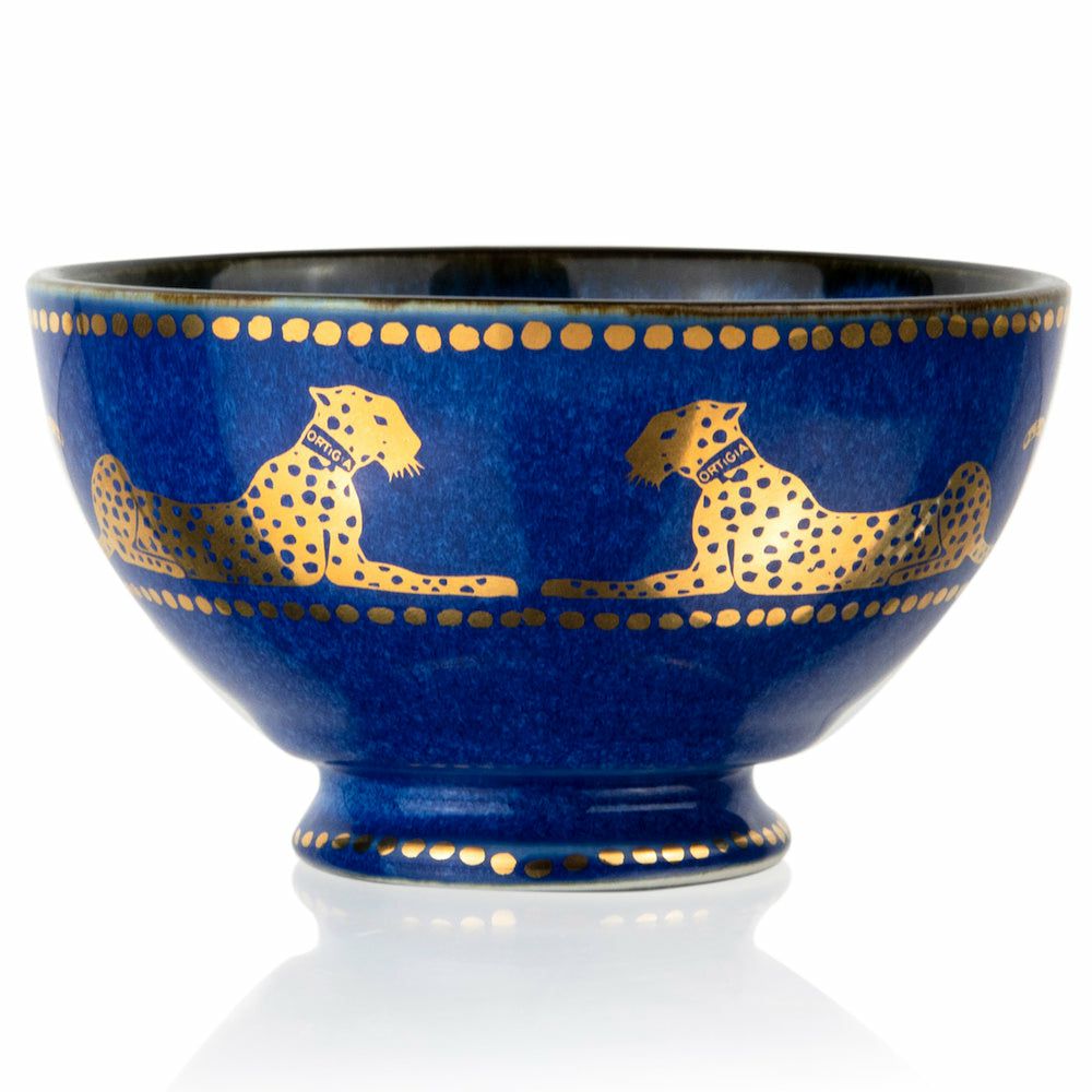 Dishes & glasses | Ortigia Sicilia Ceramic Bowl, Blue-Gold, Ø14.5 Cm Dishes & glasses Dishes & glasses