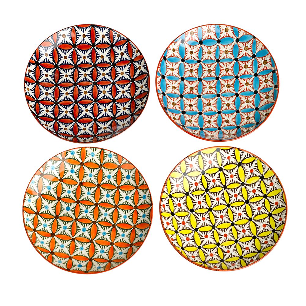 Dishes & glasses | Plate Hippy Multicolored V. Pols Potten Dishes & glasses Dishes & glasses