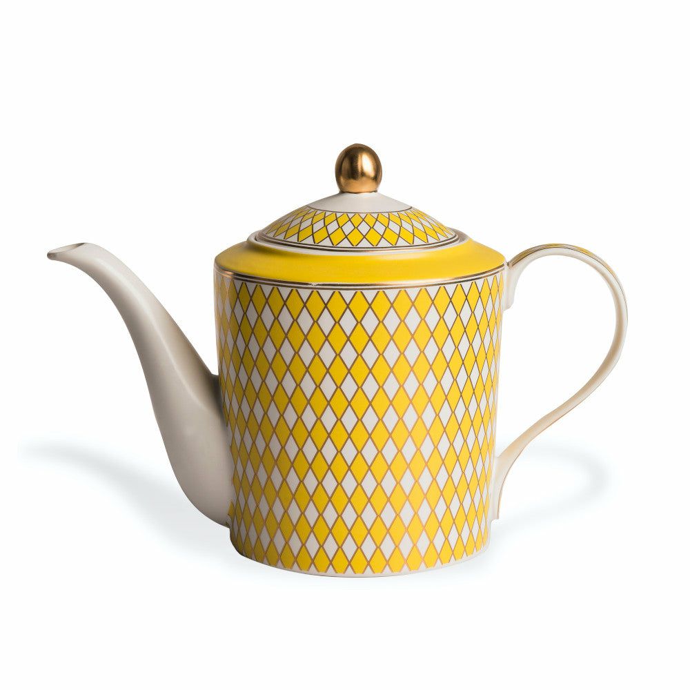 Dishes & glasses | Teapot Chess Yellow Dishes & glasses Dishes & glasses