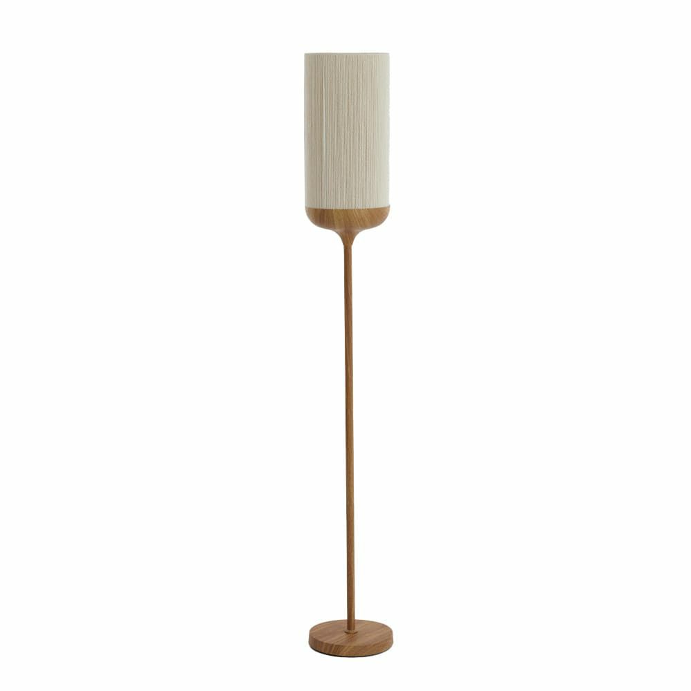 Floor lamps | Floor Lamp Dania Wood Coloured Ø23X159Cm Lamps & Lights Floor lamps