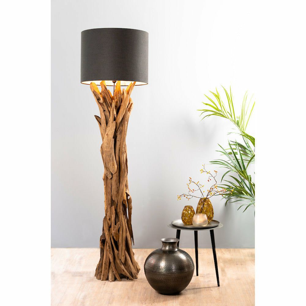 Floor lamps | Floor Lamp Margret Teak Roots Ø45X195 Cm Floor lamps Floor lamps