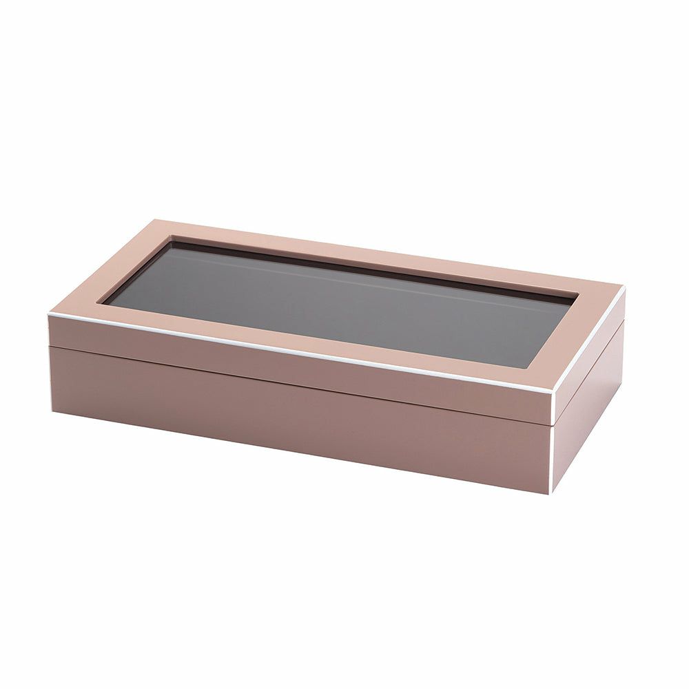 Jewelry boxes & jewelry boxes | Glasses Box Tang Rosewood In Pink – For 8 Glasses Home Accessories Jewelry boxes & jewelry boxes