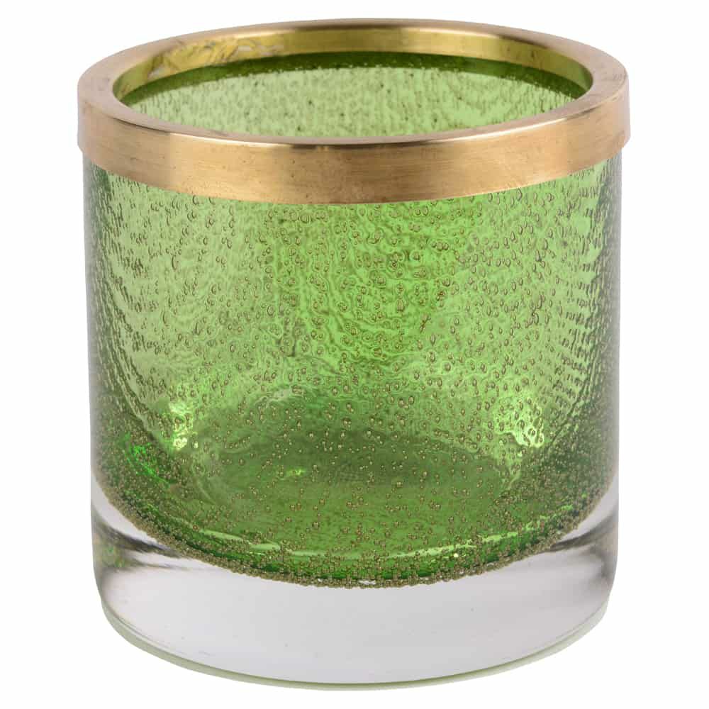 Lanterns & lanterns | Lantern Flagon Bubbles Glass, Green, Ø10Cm Home Accessories Lanterns & lanterns